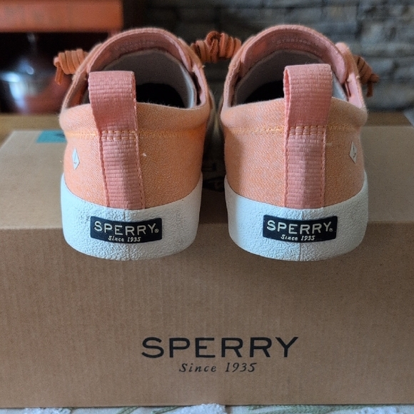 Sperry Coral Canvas Sneakers - Picture 4 of 5